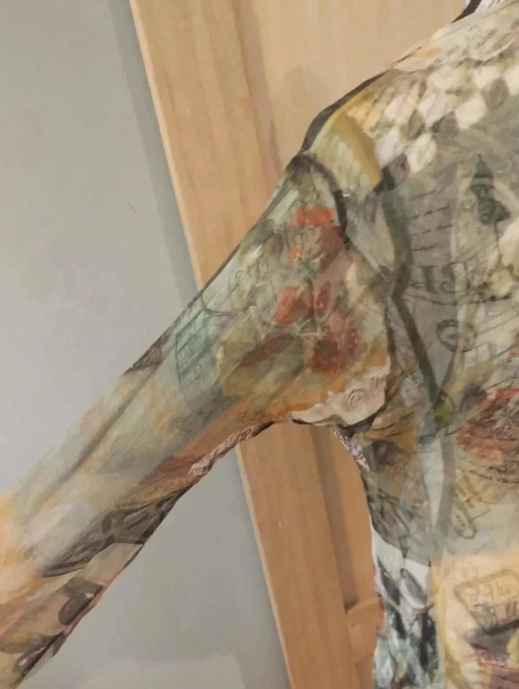 Camisa de voile transparente, 100% seda, Aventure des toiles T40 – photo 8